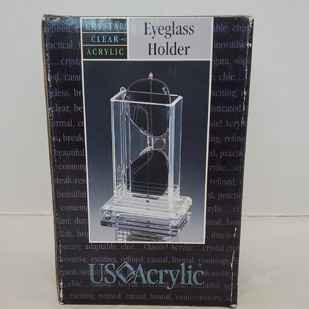 Clear Acrylic Eyeglass Holder